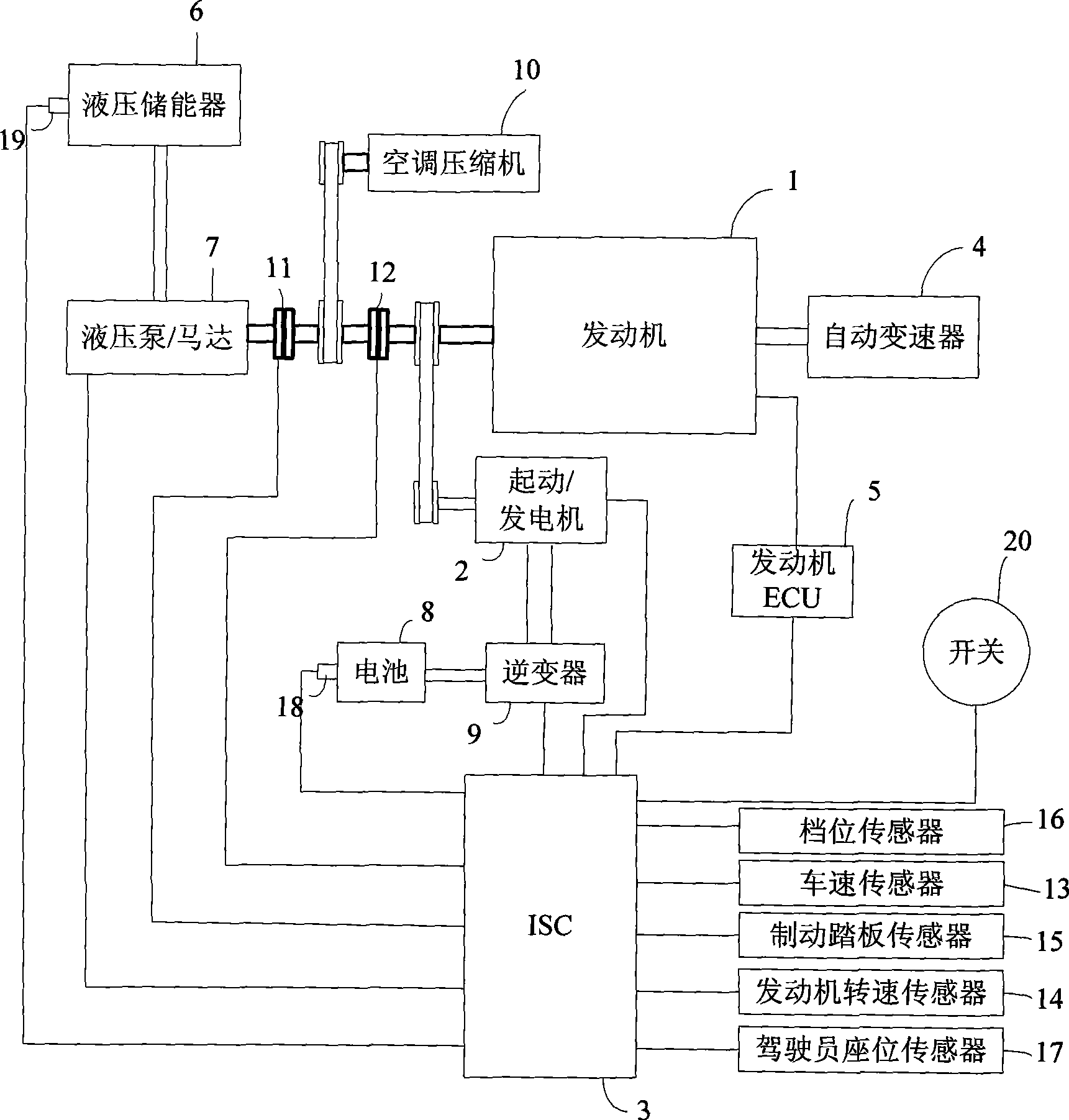 Vehicle idling stop/start system and method without interruption of air conditioner