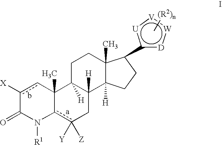 17-Heterocyclic-4-azasteroid derivatives as androgen receptor modulators