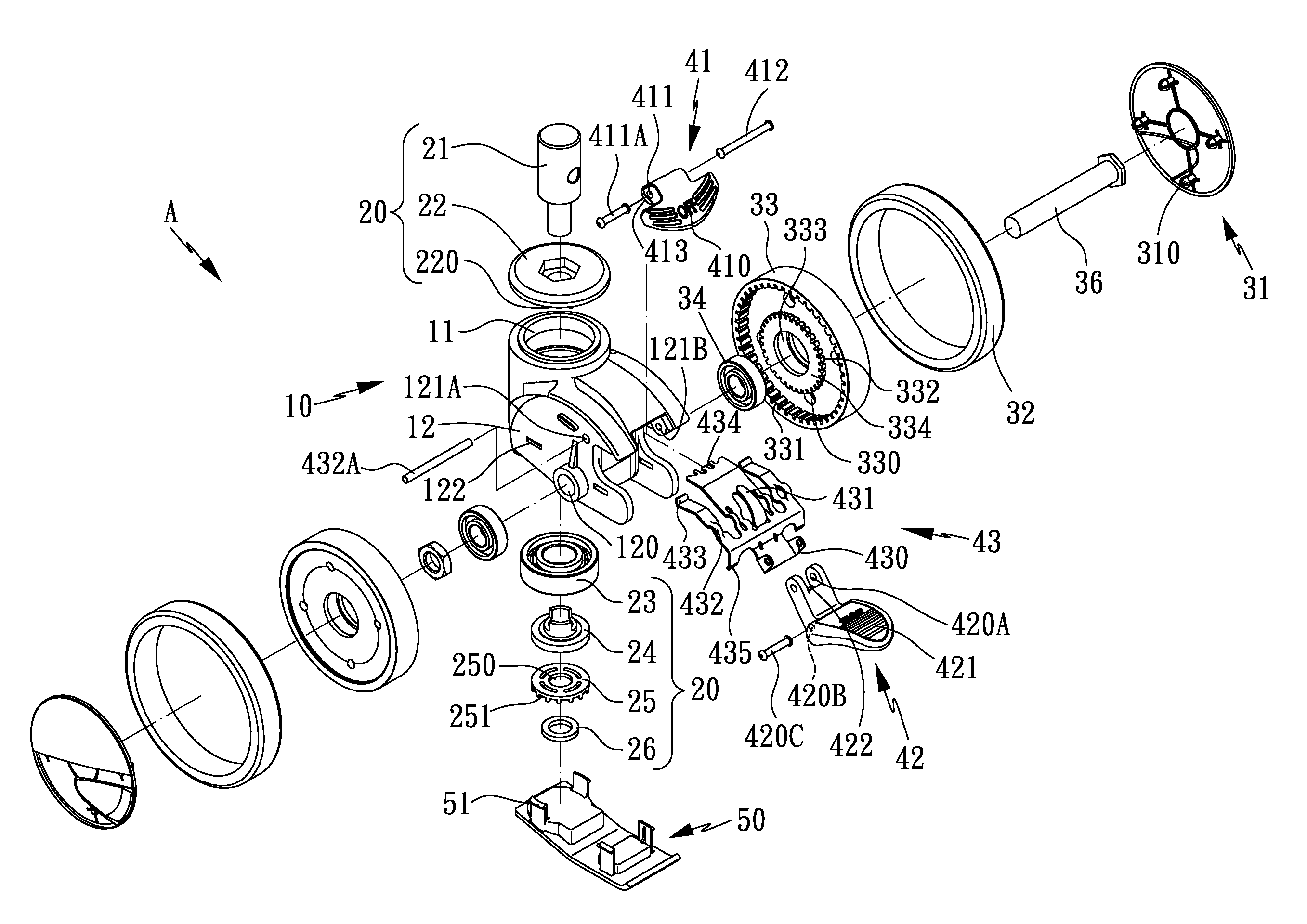 Double-pedal double-wheel truckle with independent braking and releasing functions