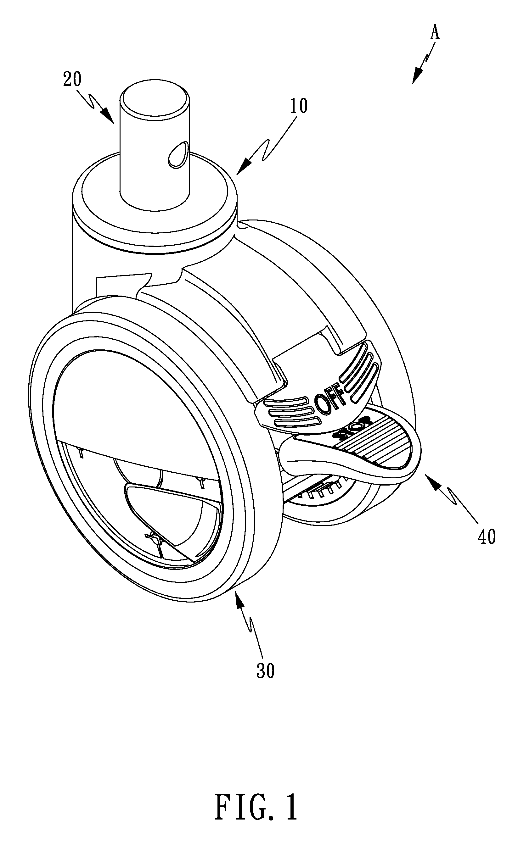 Double-pedal double-wheel truckle with independent braking and releasing functions