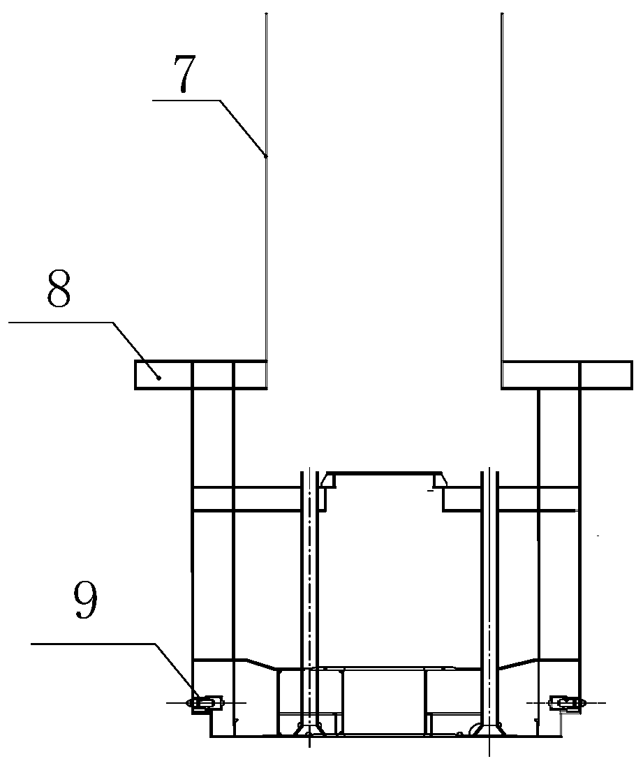 Telescopic propeller system capable of being maintained in ship