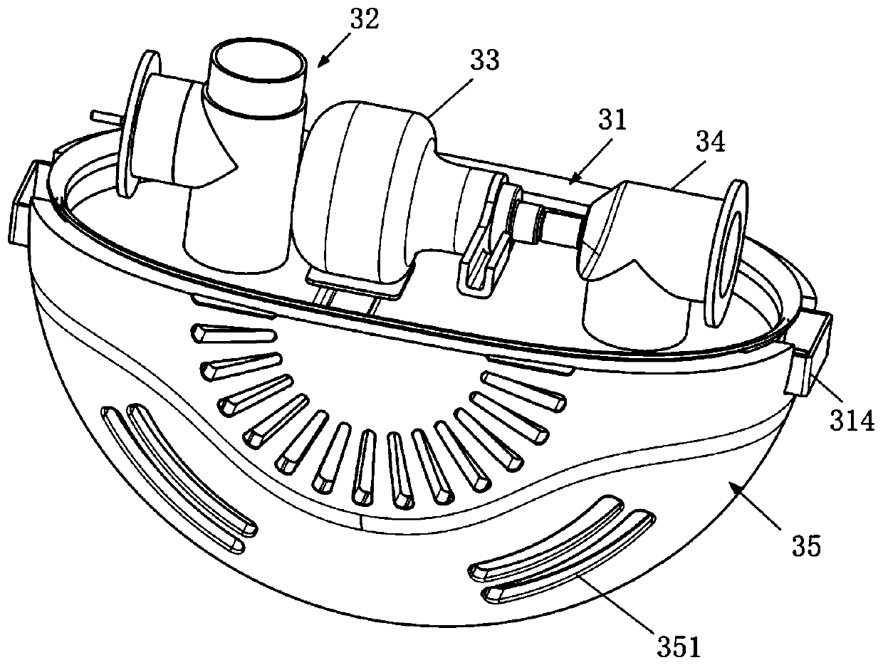 Pressure-controllable respirator