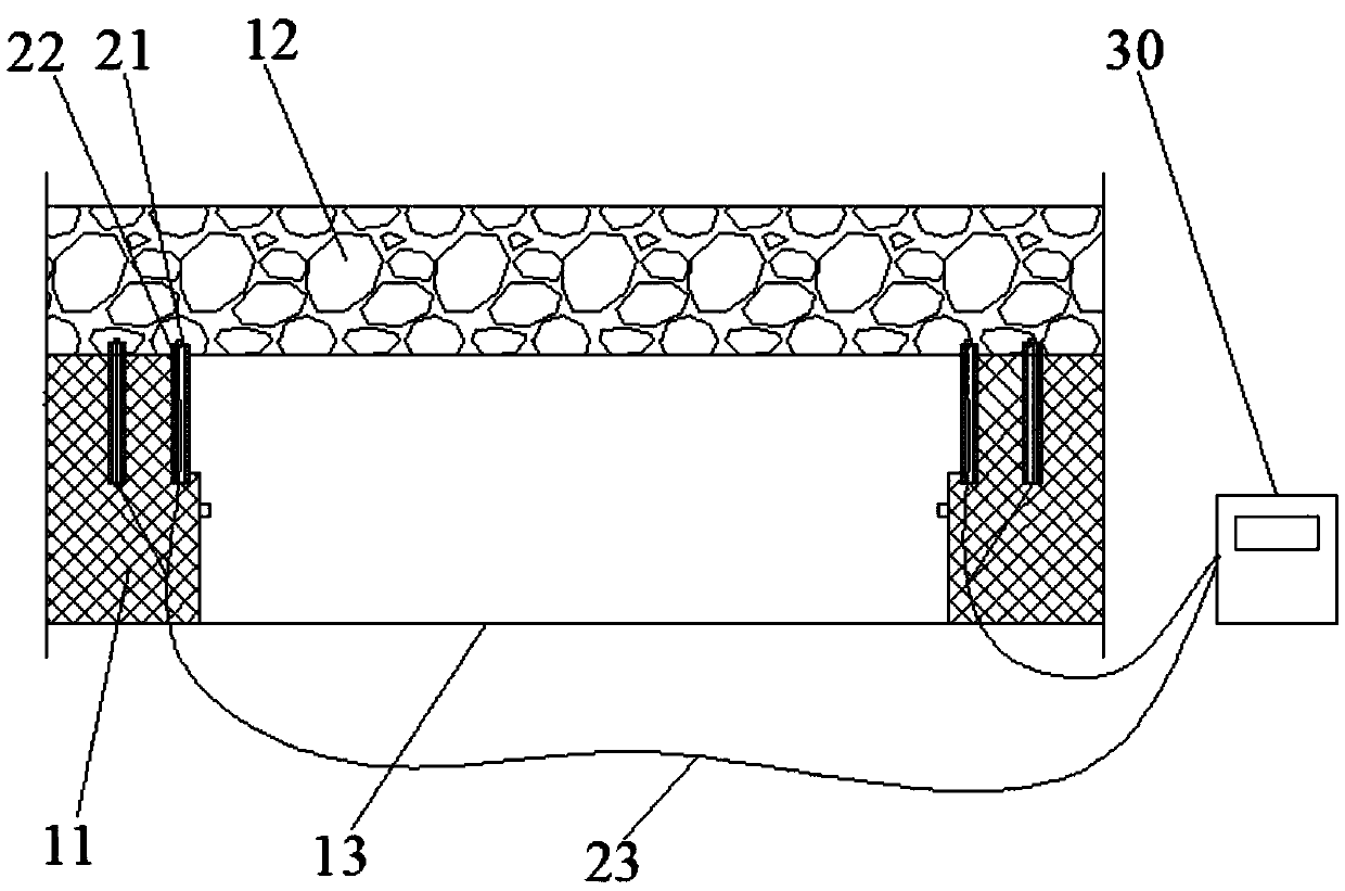 Tunnel top pressure early warning system under complex geological conditions