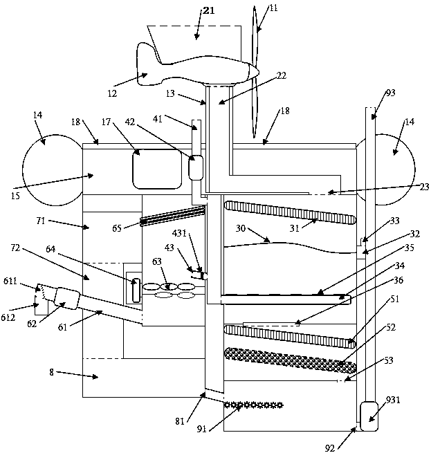 Offshore wind power generation comprehensive rescue apparatus