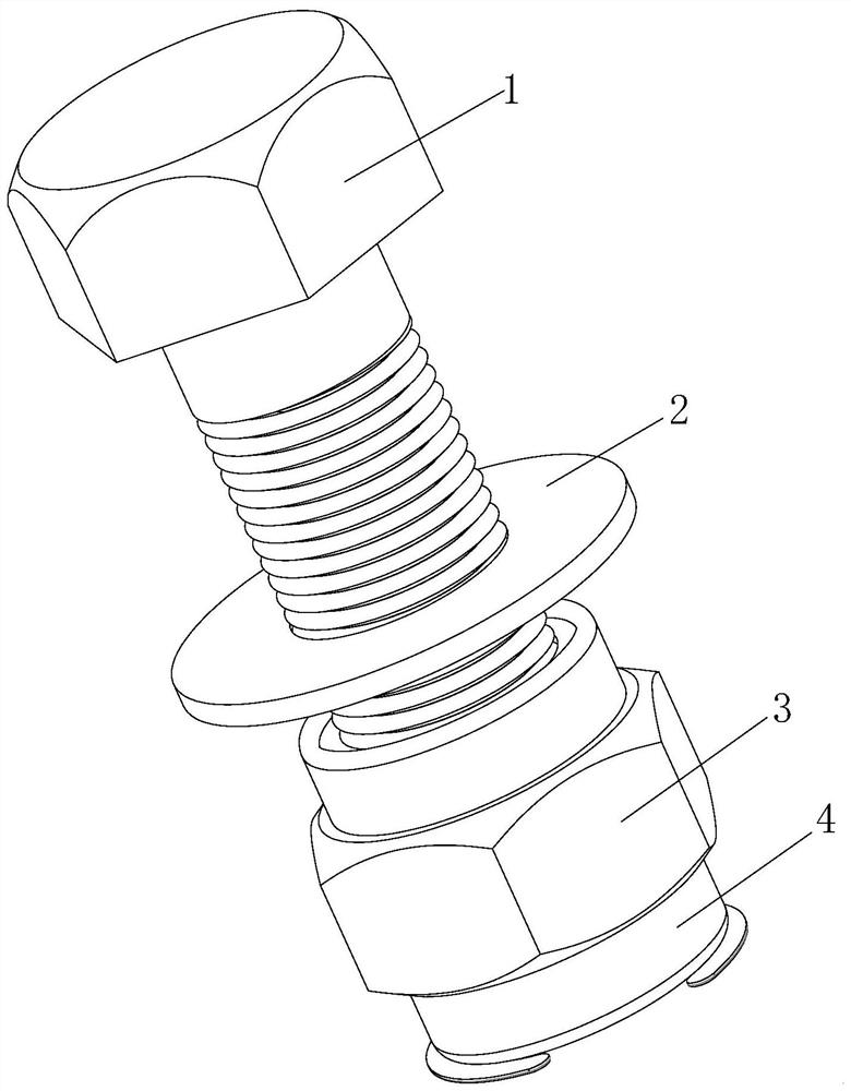 Self-locking spiral thread fastener