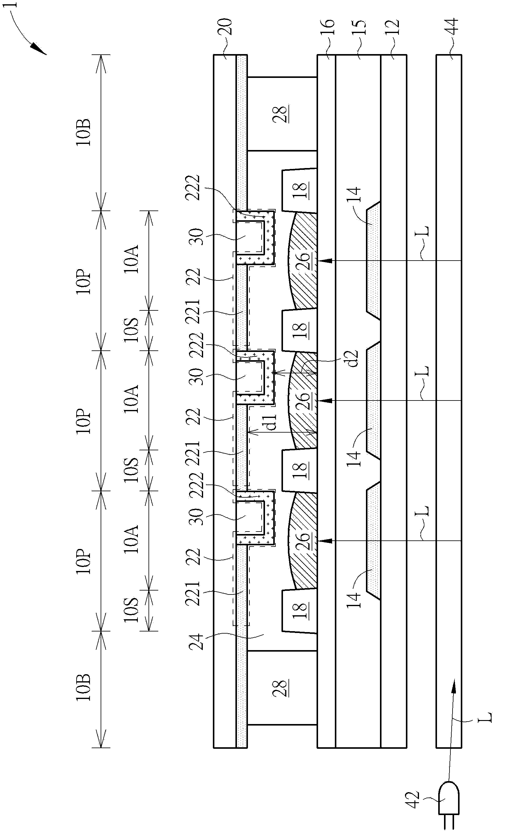 Electrowetting display device