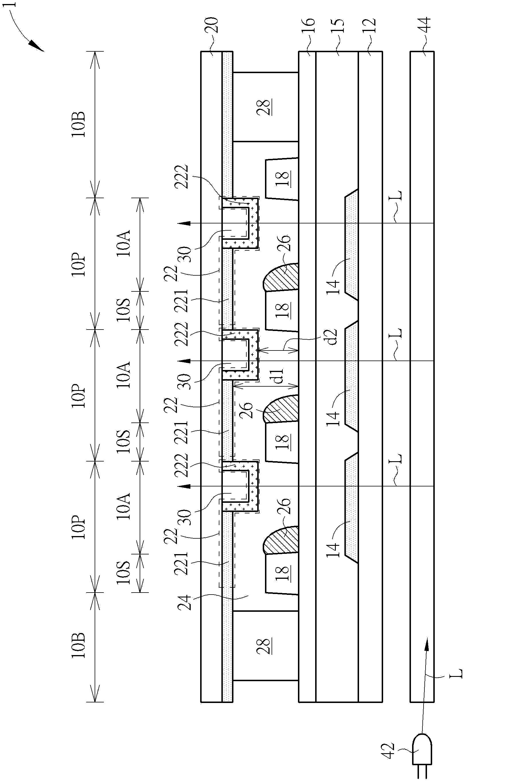 Electrowetting display device