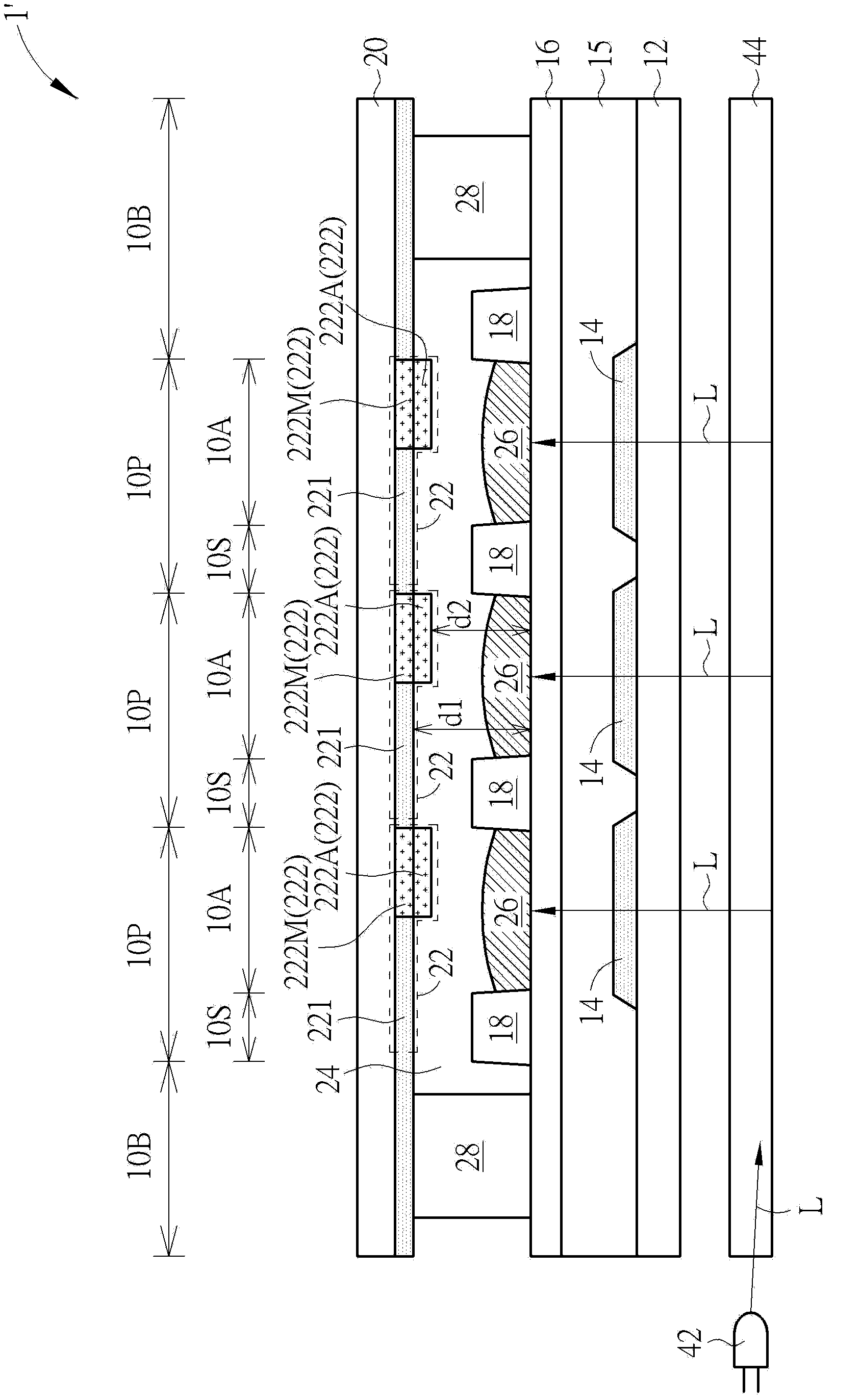 Electrowetting display device