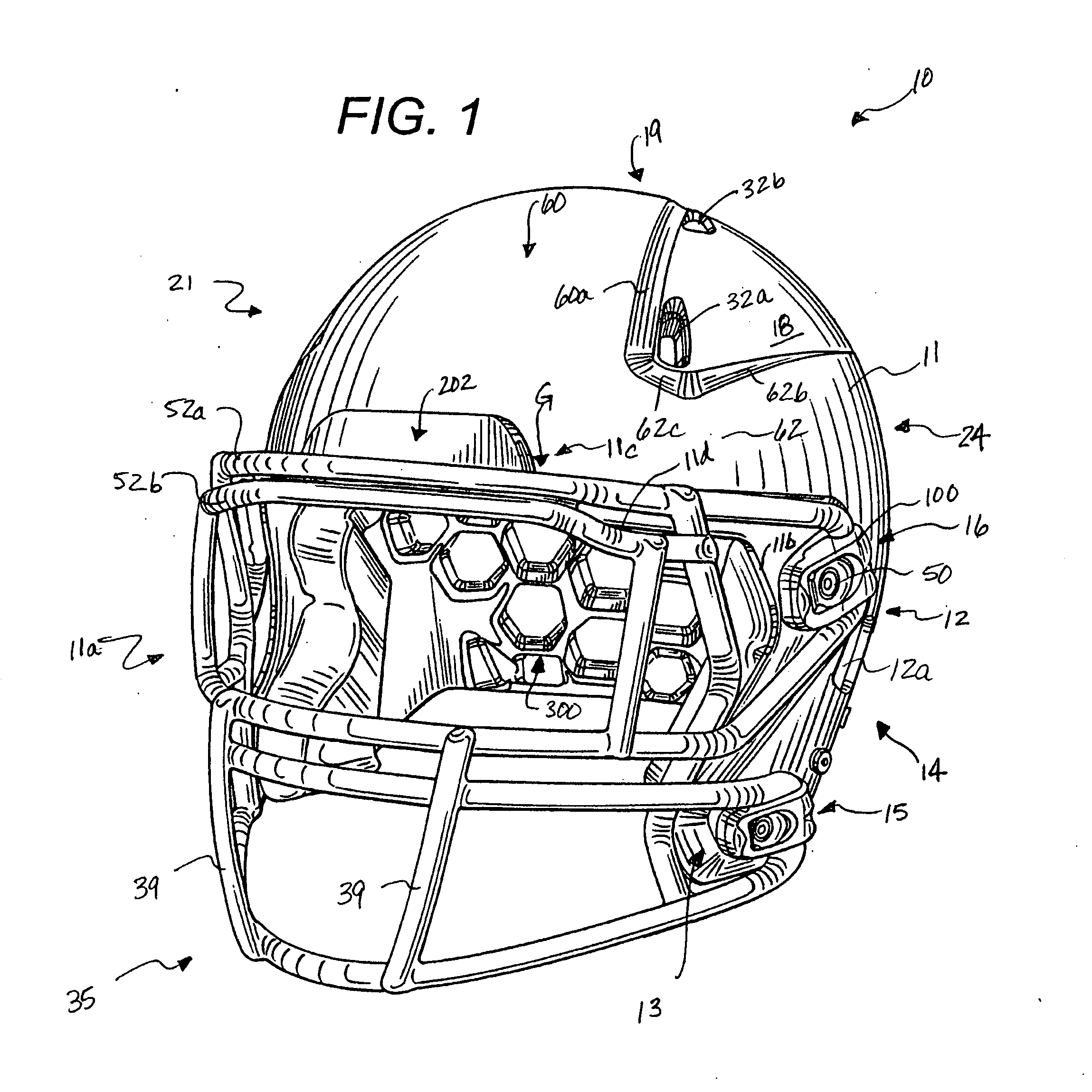 Protective sports helmet