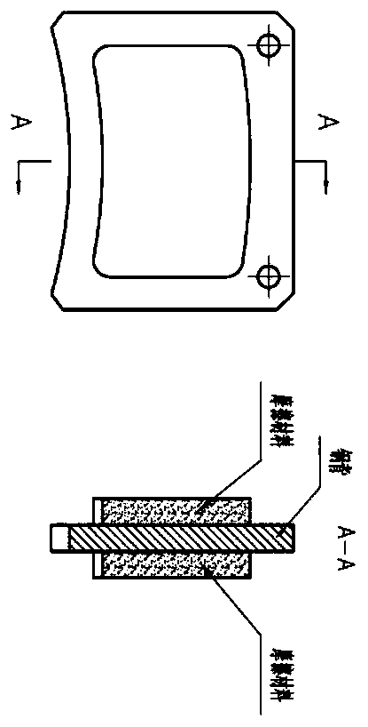 Double-brake disc type brake and automobile braking method