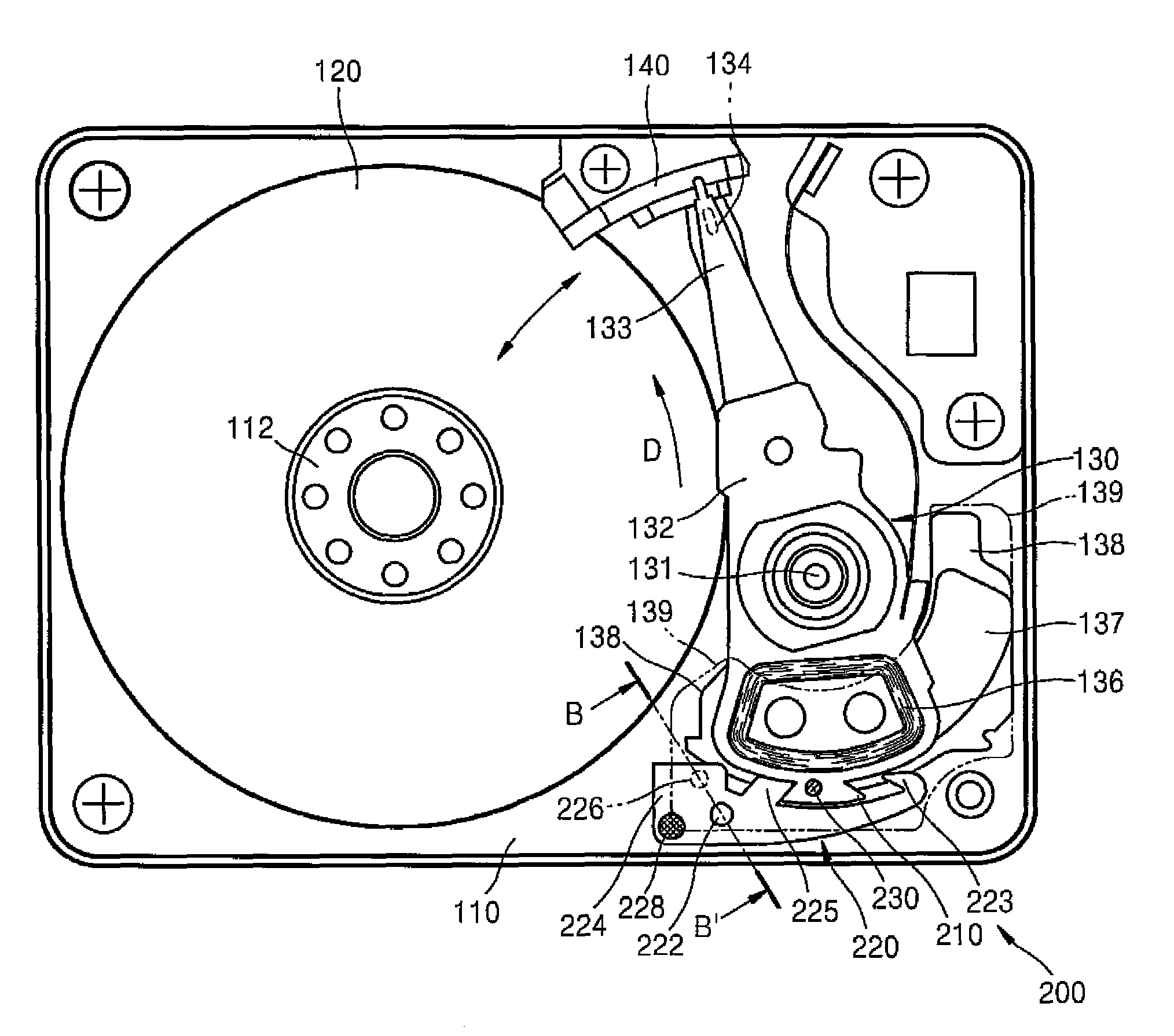 Actuator latch system of hard disk drive