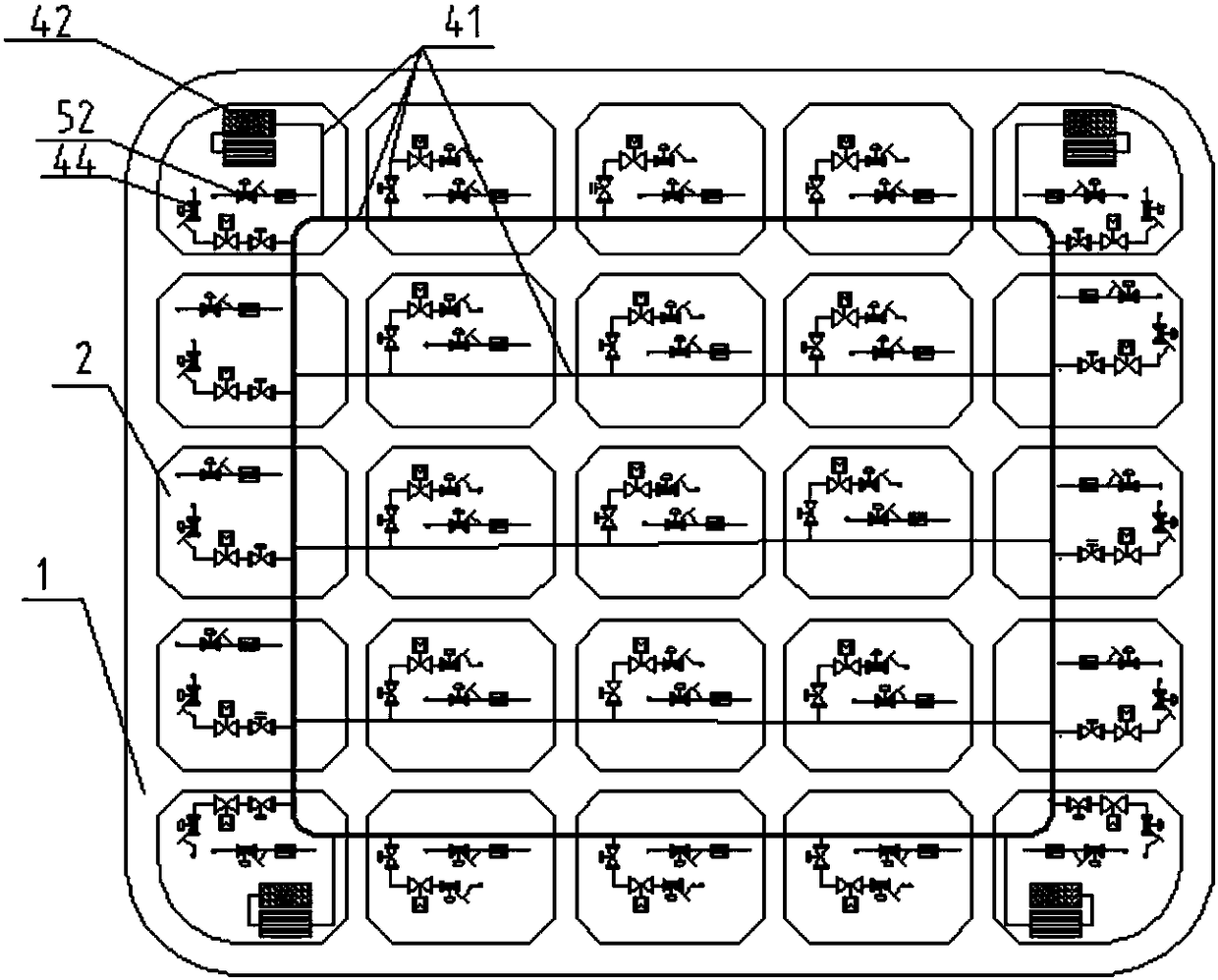 Method and device for controlling subsidence of caisson in weak soil layer