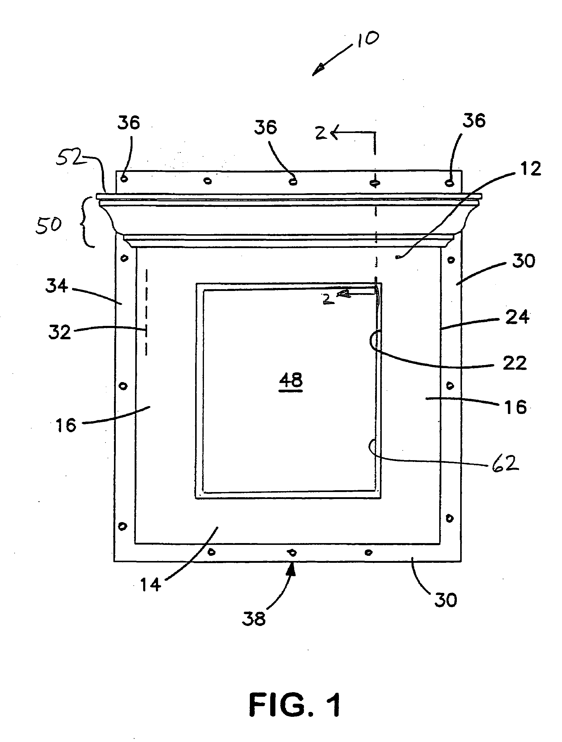 Window trim having integrated window box gasket