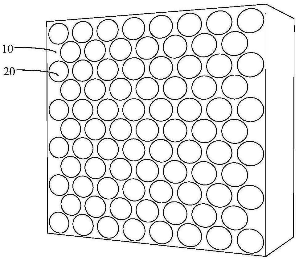 Cable isolation frame and cable installation device