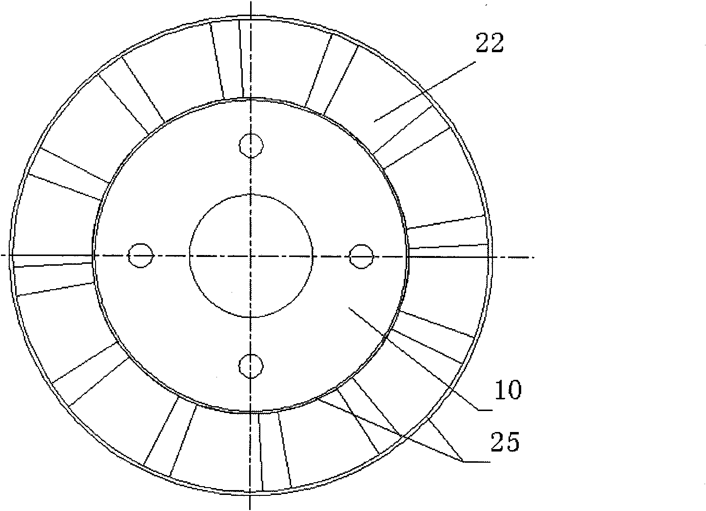 Remote automatic control adjustable-speed disc magnetic coupling