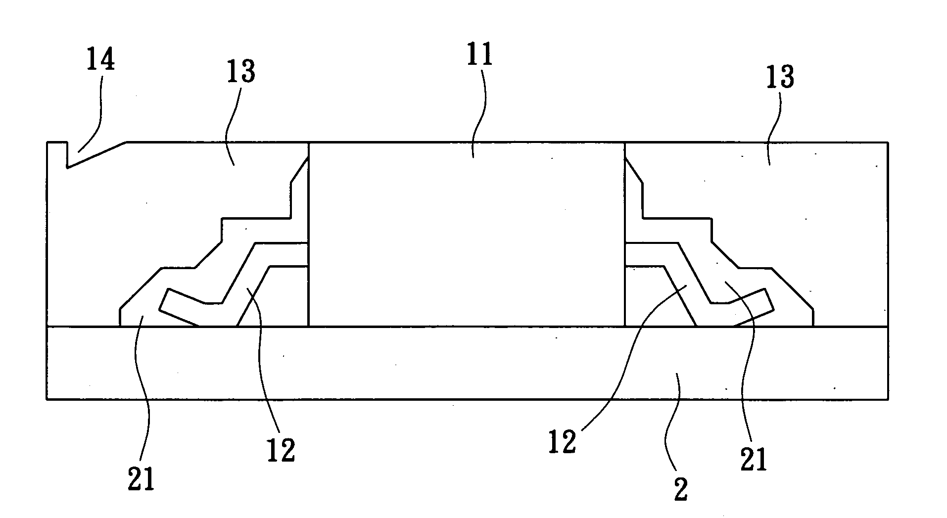 Memory packaging structure of mini SD card