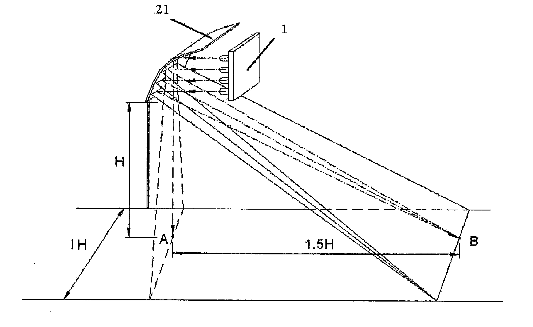 LED lamp and street lamp using the same