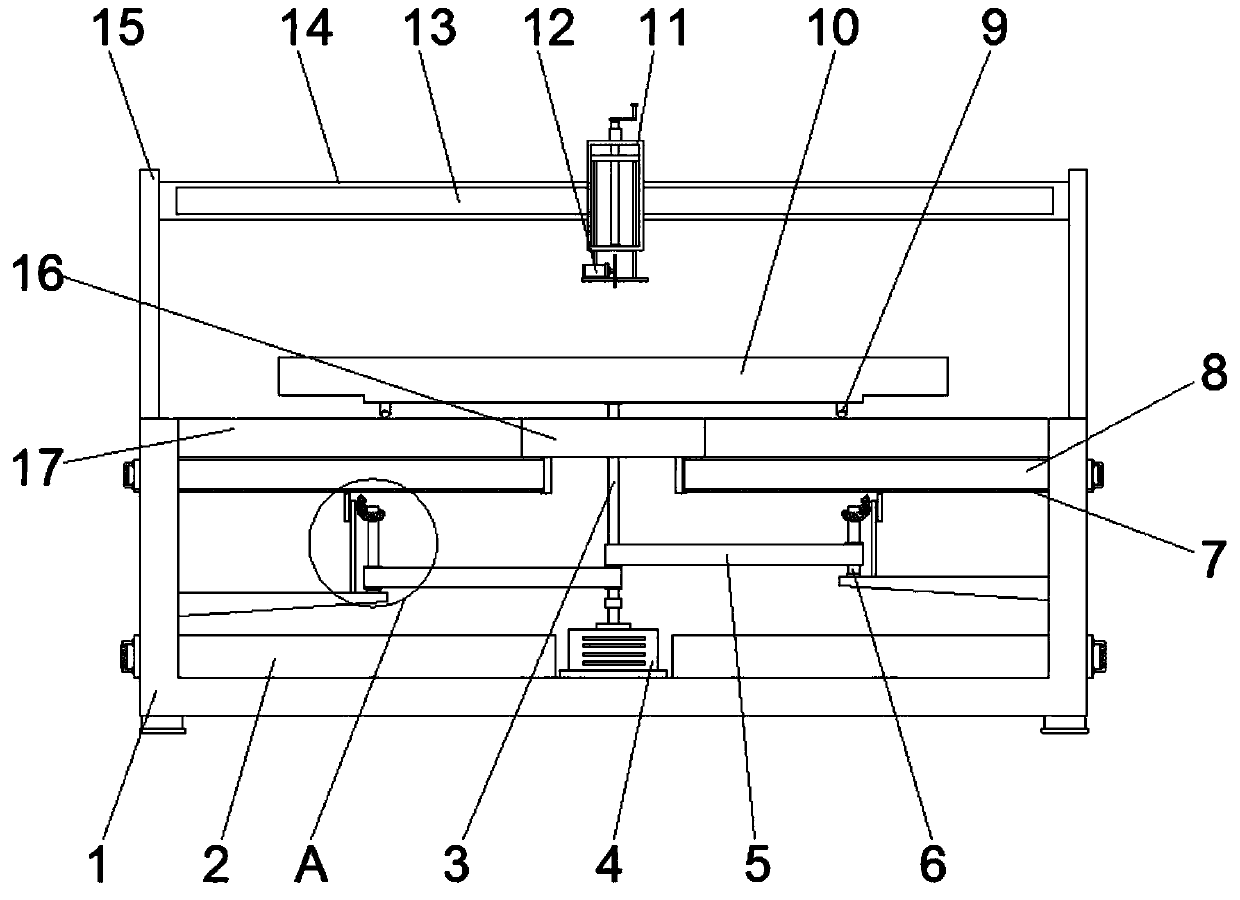 Edge cutting device of furniture filler and using method of edge cutting device