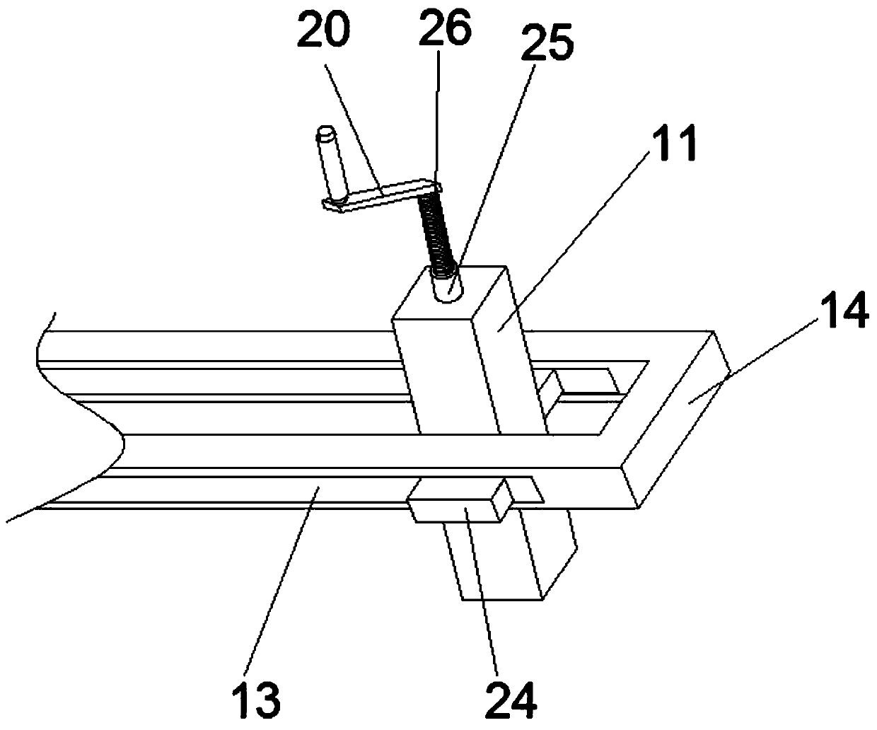 Edge cutting device of furniture filler and using method of edge cutting device