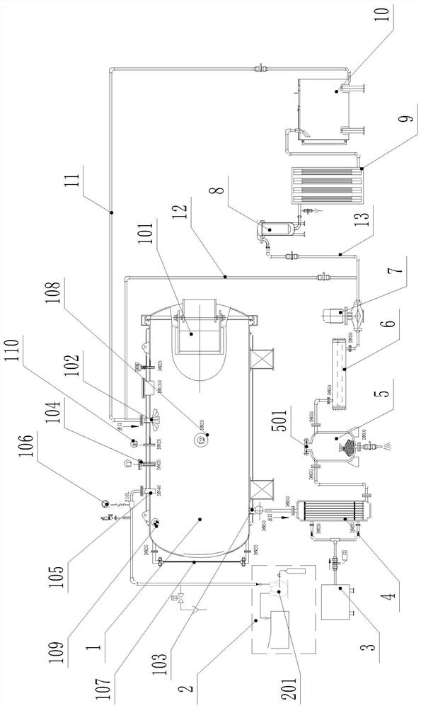 Salted egg pickling system and pickling process