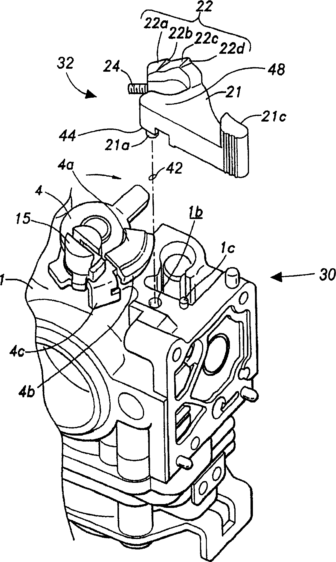 Engine start device of a rotary valve carburetor