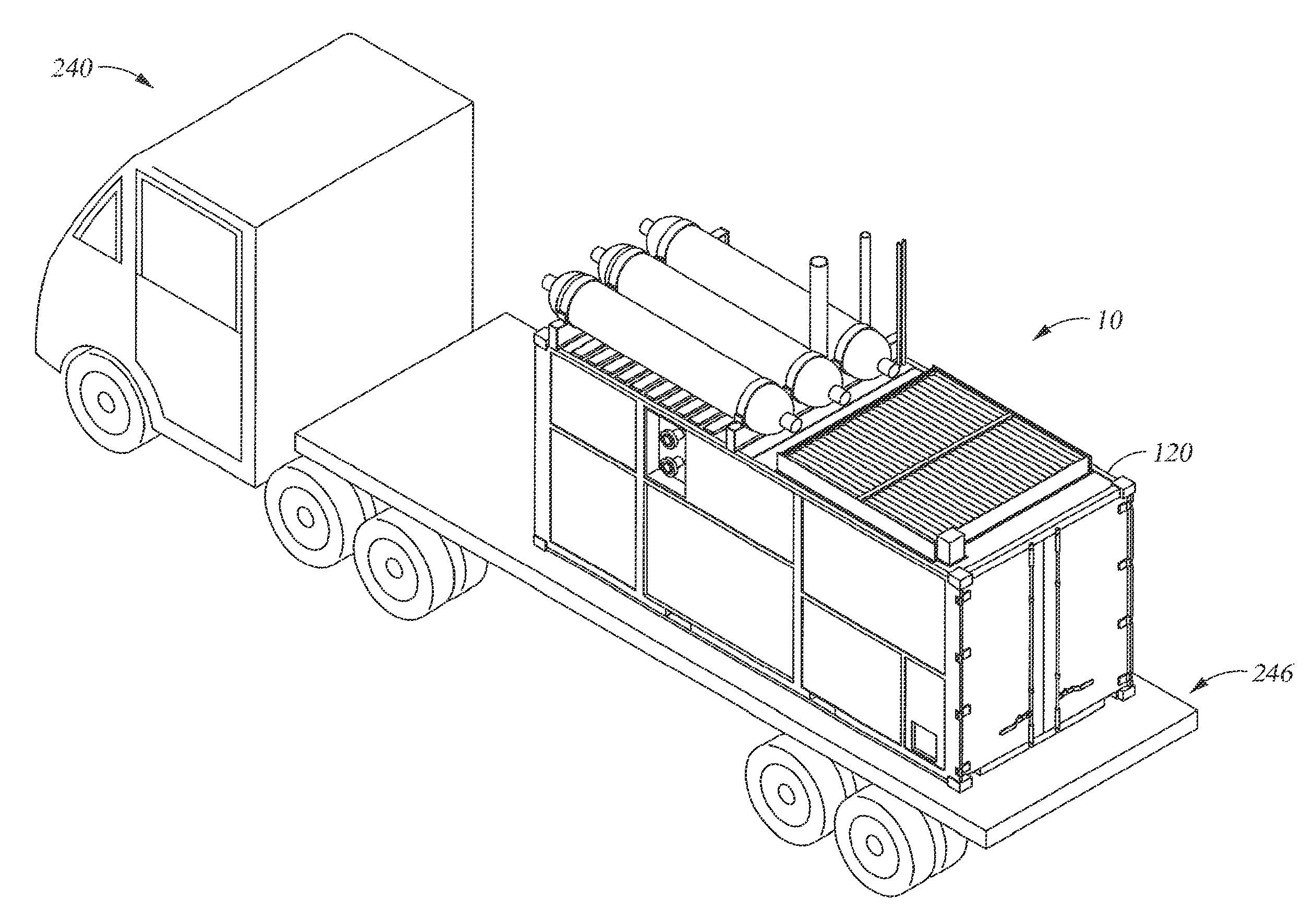 Modular compressed natural gas system for use at a wellsite