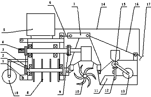 Straw mulching ridge seeder