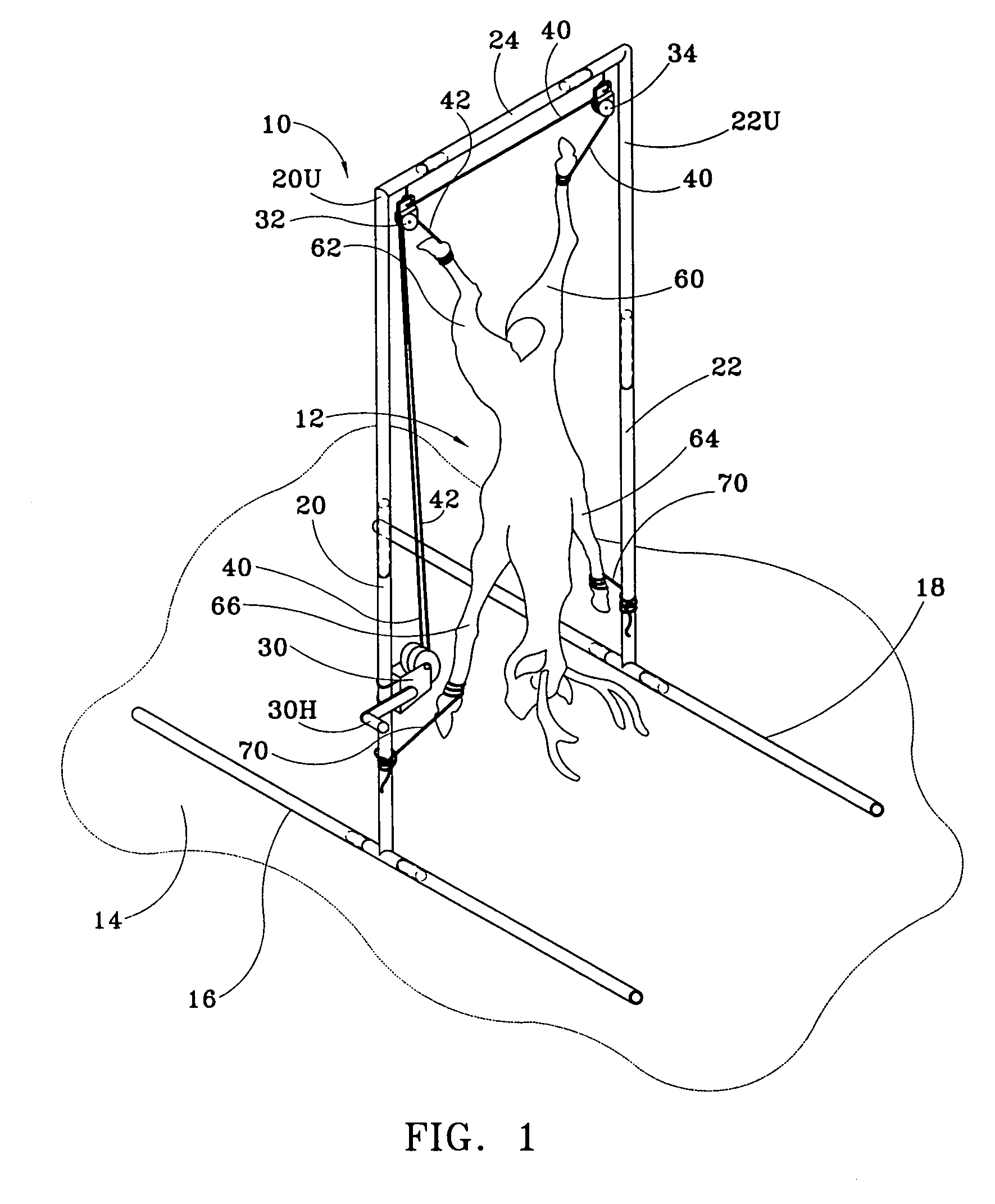 Portable game hoist