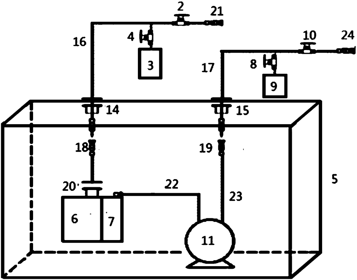 Dry glove box aerosol monitoring system and dry glove box aerosol monitoring method