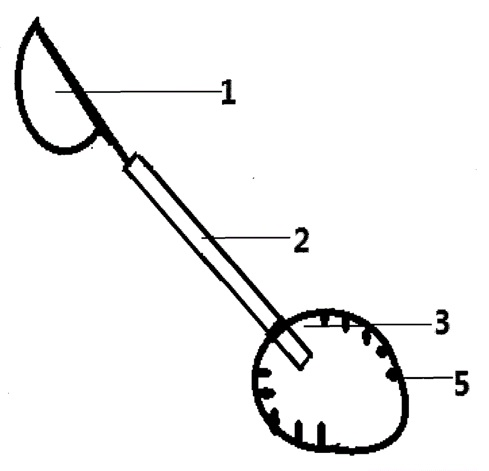 Agricultural silkworm breeding mulberry leaf picking mechanical clamp