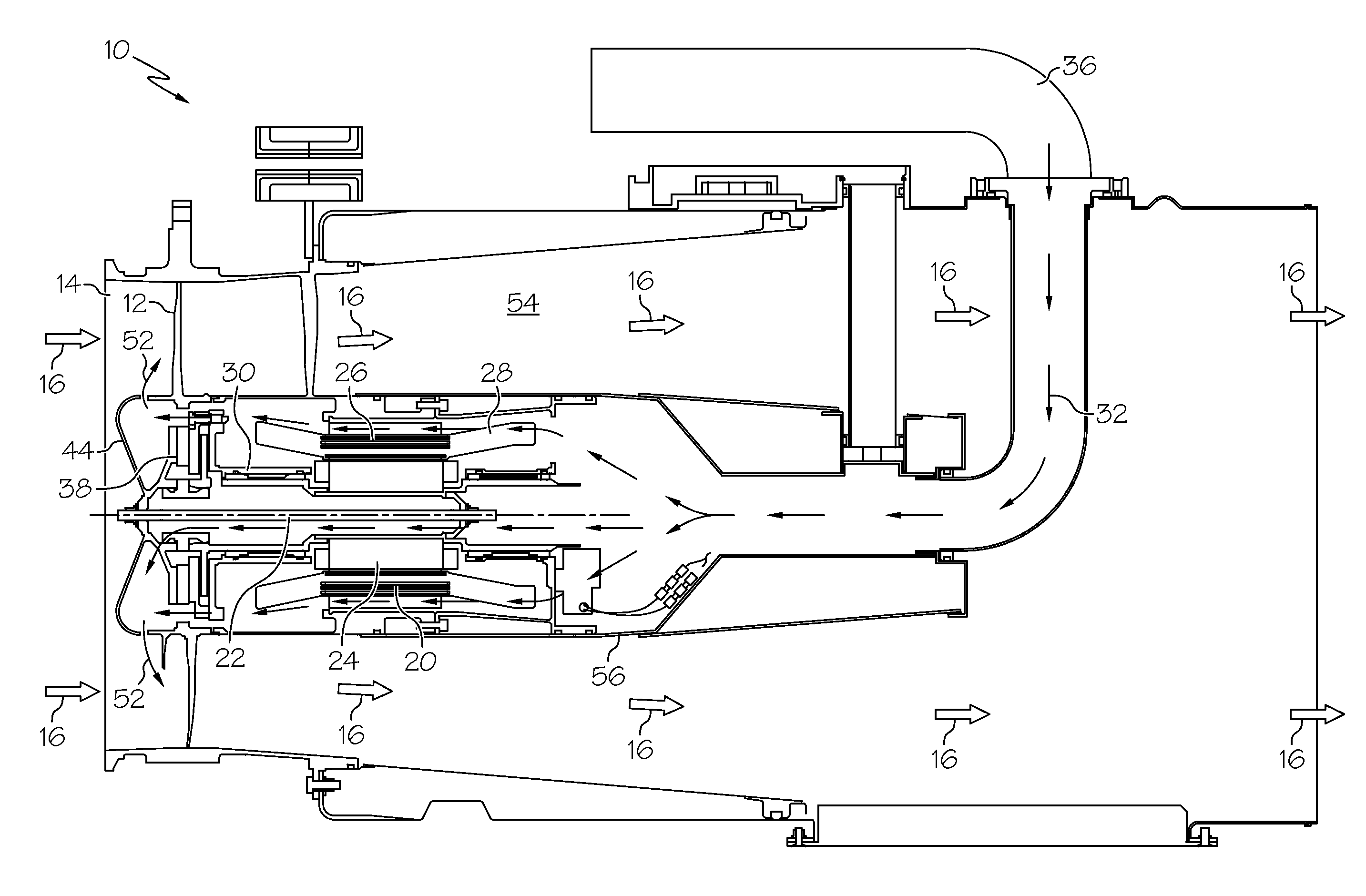 Ram air fan motor cooling