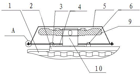 Fixing device of fan cover