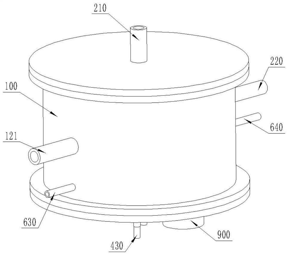 Rotary sucrose-6-ester continuous production equipment and production method