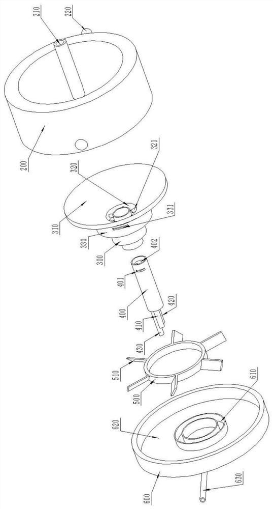 Rotary sucrose-6-ester continuous production equipment and production method