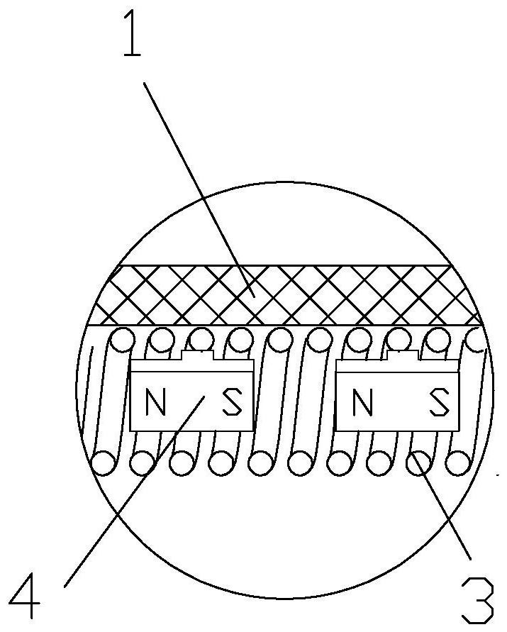 A hose with adjustable stiffness, an operating part, an inserting part and an endoscope