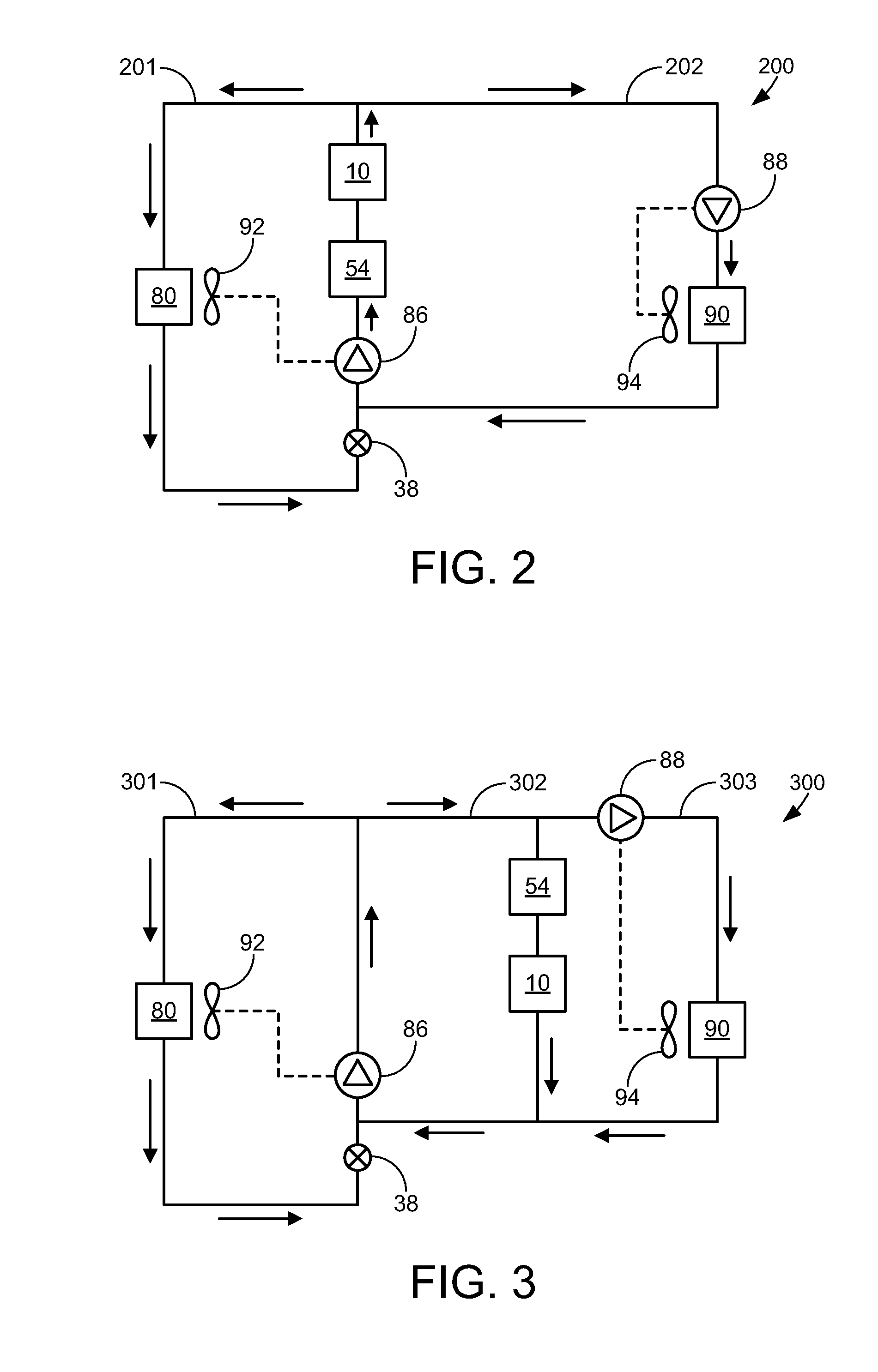 Auxiliary pump scheme for a cooling system in a hybrid-electric vehicle