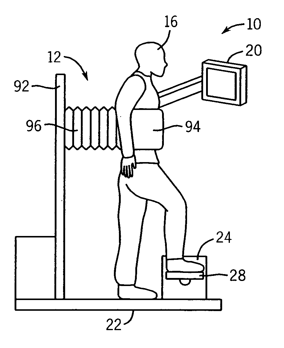 Trainig device for muscle activation patterns