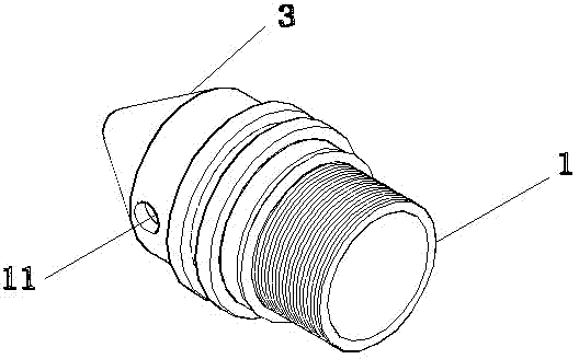 Double-focusing device of light splitting mechanism of laser drilling machine