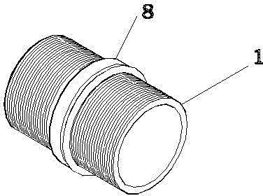 Double-focusing device of light splitting mechanism of laser drilling machine