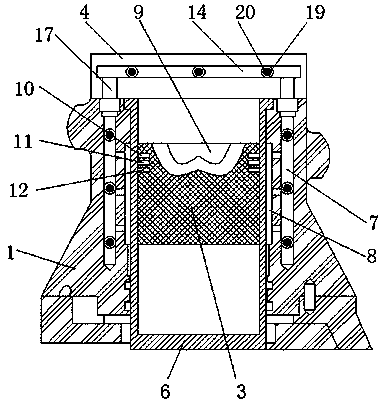 Cooling water jacket for diesel engine