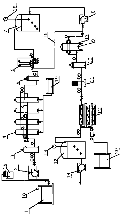 Treatment system for acid copper wastewater