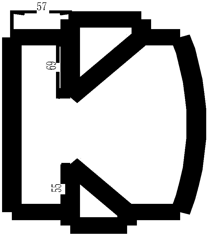 A free forging method for an oil drill adopting a lock tongue body