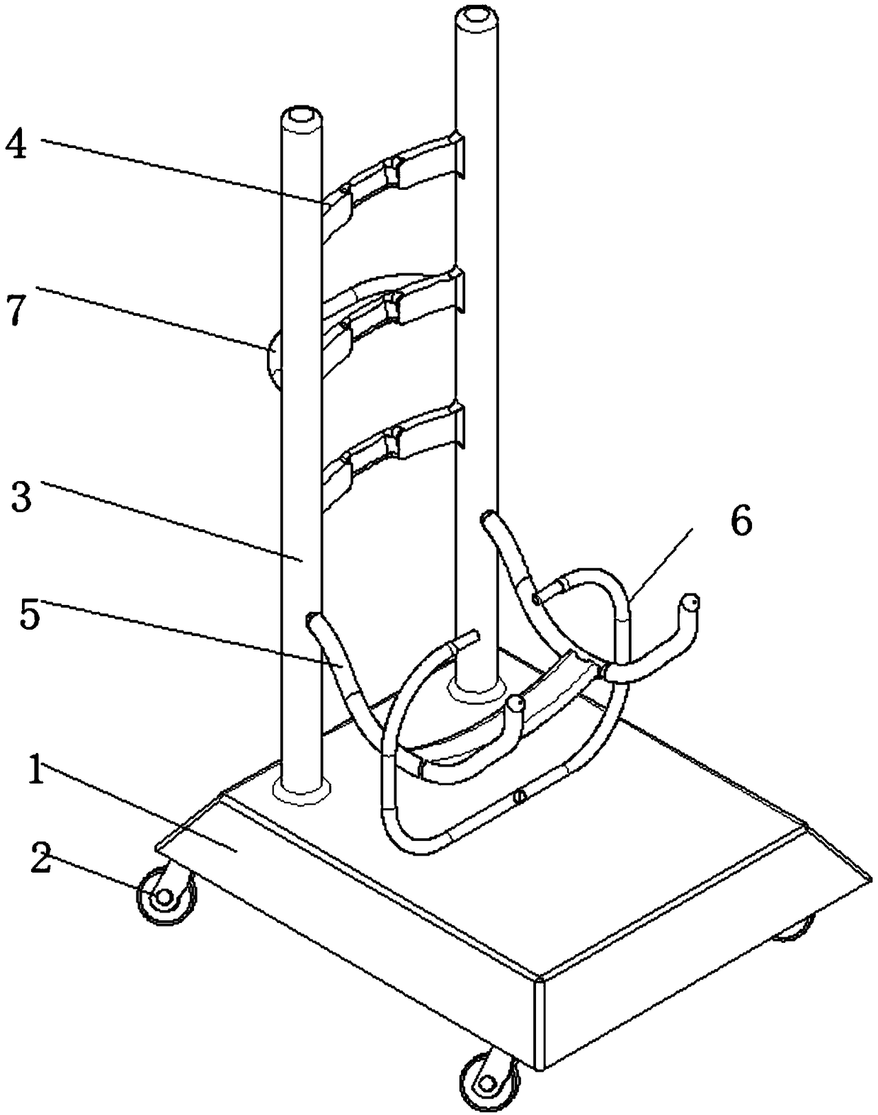 Guitar holder that assists in stabilization