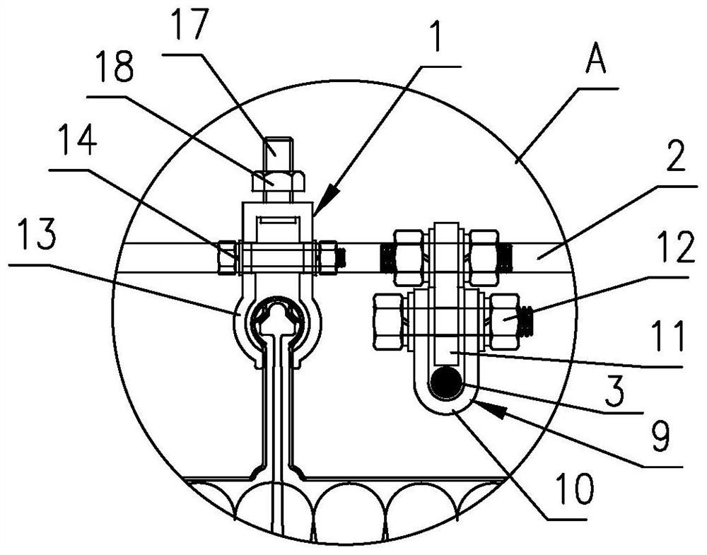 Reinforced wind-clamping-resistant system of metal roof board