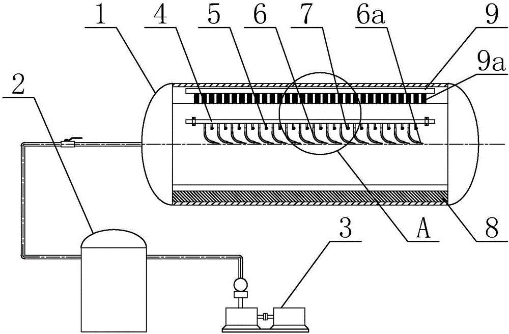 Still kettle with glass vacuumizing structure