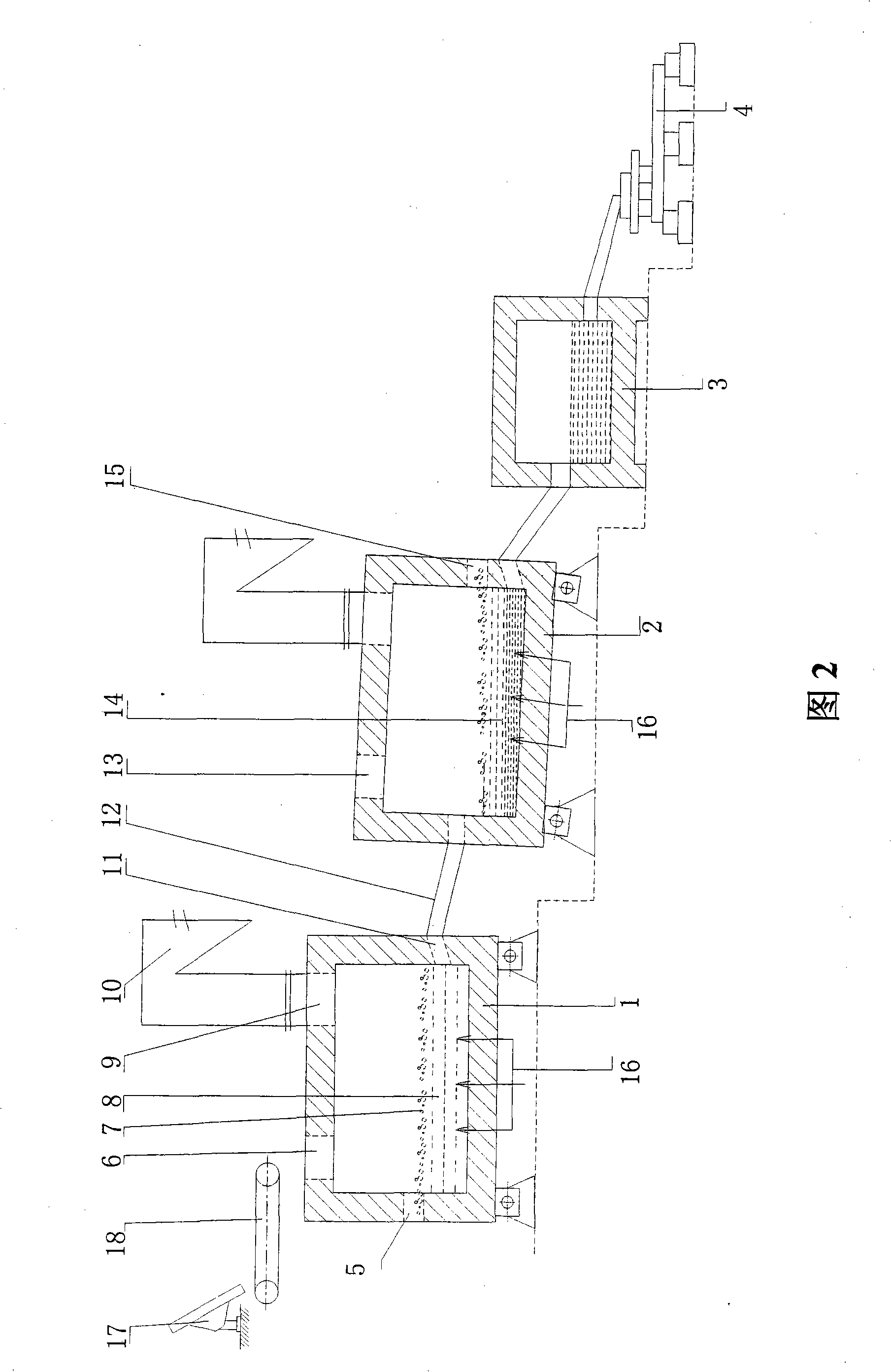 Dust circulation process method for continuous copper smelting