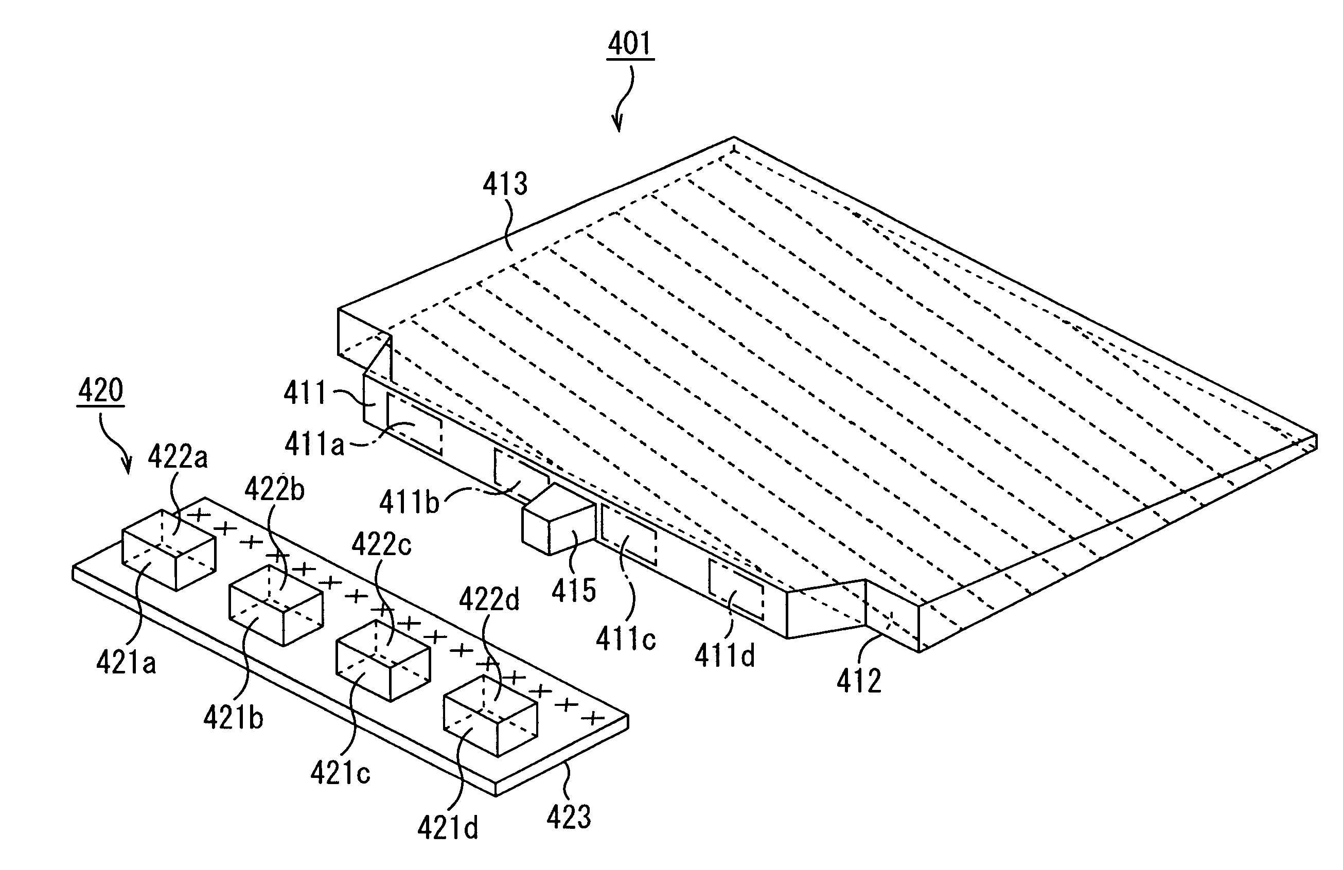 Backlight and light guide plate, method of manufacturing diffuser and light guide plate, and liquid crystal display apparatus