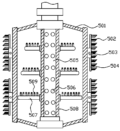 Marine domestic sewage filtering device