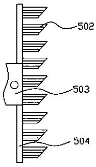 Marine domestic sewage filtering device