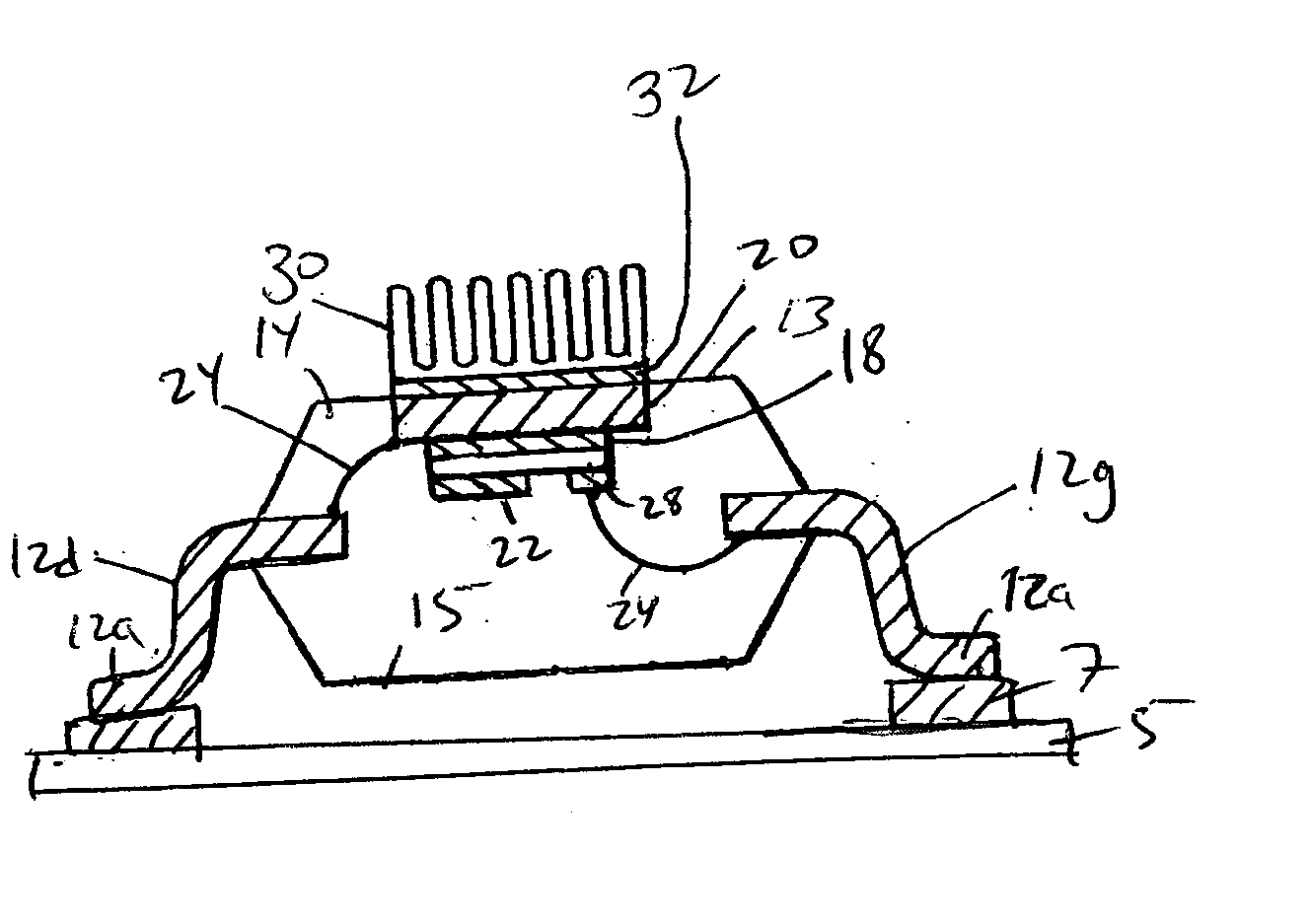 Topless semiconductor package